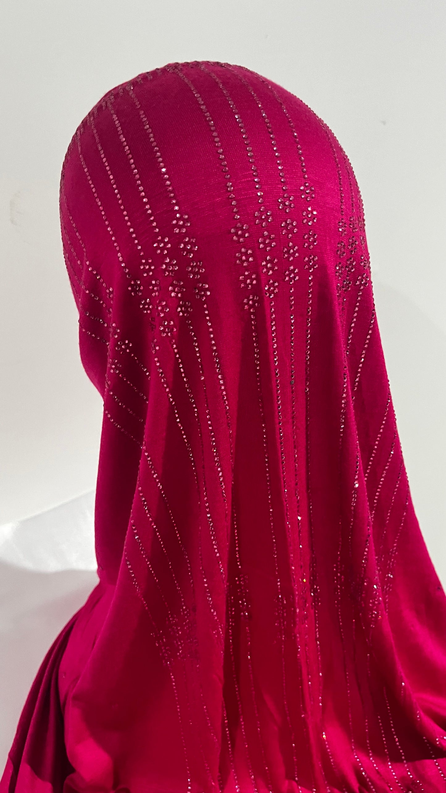 Pink Dubai instant hijab