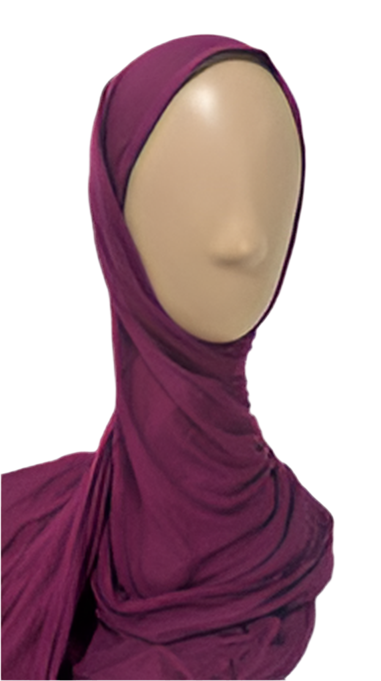 Magenta • jersey hijab