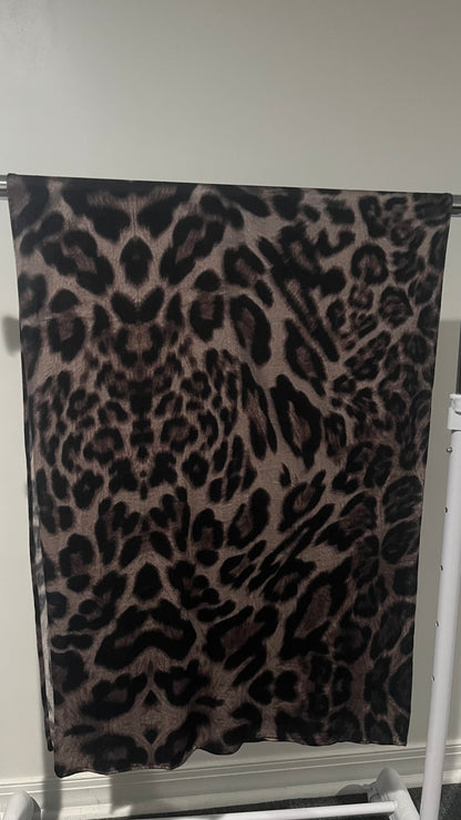 Leopard • printed jersey